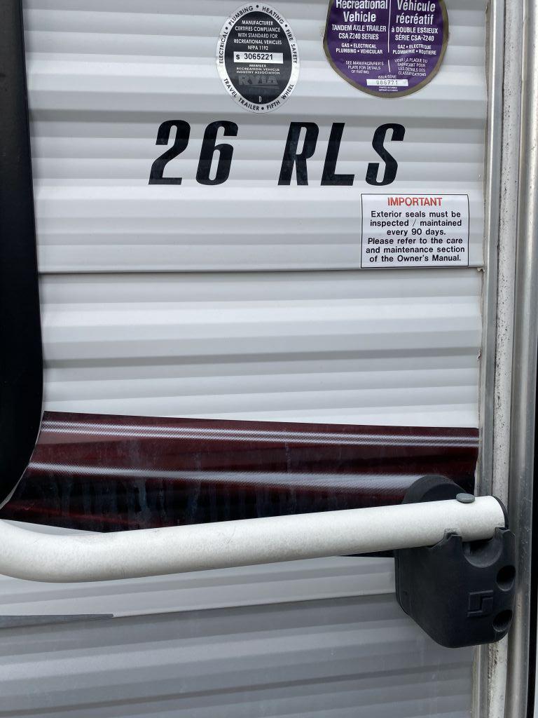 2013 Jayco 26rls