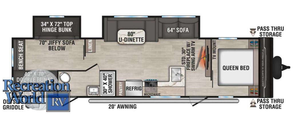 2026 KZ RV INC SPORTSMEN 332BHK