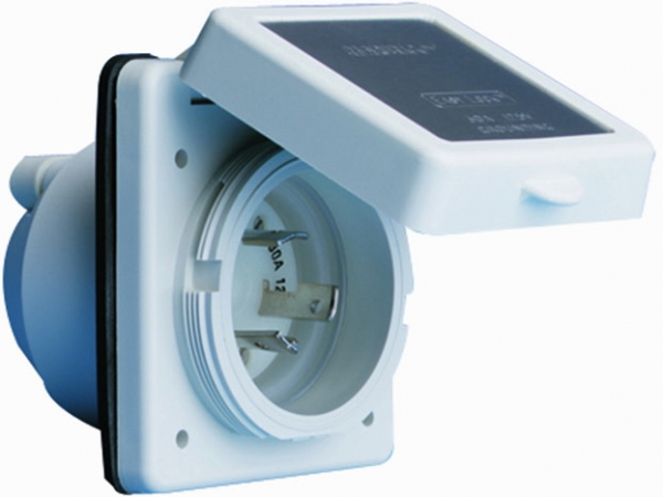 30 Amp Power Inlet-Locking 14294 - Mobilife RV Centre