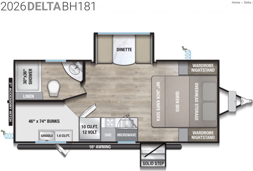 2026 DELTA SOLO BH181