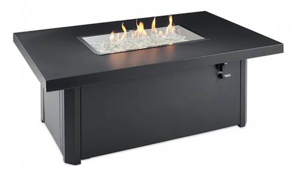 Archer Rectangular Gas Fire Pit Table