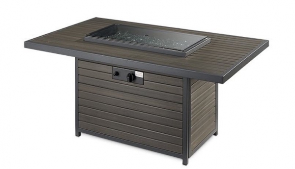 Brooks Rectangular Gas Fire Pit Table - Picture 3