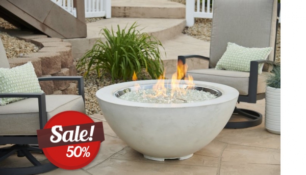 Cove Fire Pit Table by the Outdoor Great Room Company