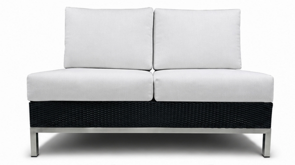 Element Wicker Armless Loveseat