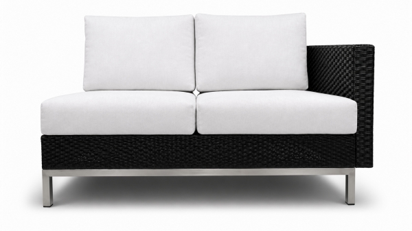 Element Wicker Right Arm Loveseat