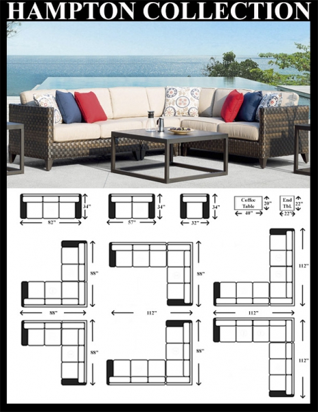 Hampton Sectional Chart