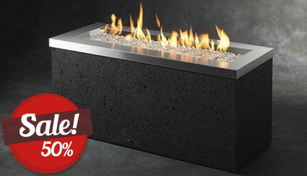 Key Largo Stainless Steel Fire Pit - FLOOR MODEL