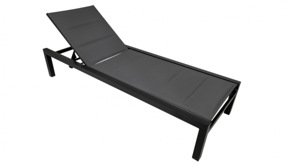 Padded Aluminum Sling Lounger - Picture 2