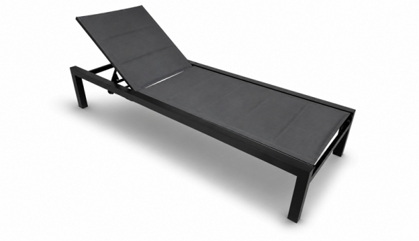 Padded Aluminum Sling Lounger - Picture 2