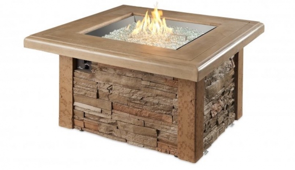 Sierra Square Gas Fire Pit Table - Picture 2