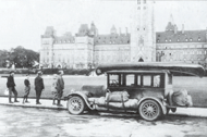 American tourists in Ottawa in 1925