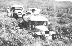 Photo of 3 campers traveling in the wilds of Northern British Columbia