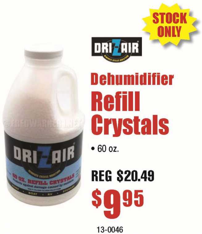 Dri-Z-Air Refil Crystals 60oz