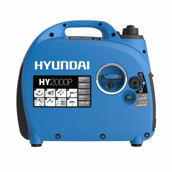 Hyundai HY2000P Inverter Generator Side Start