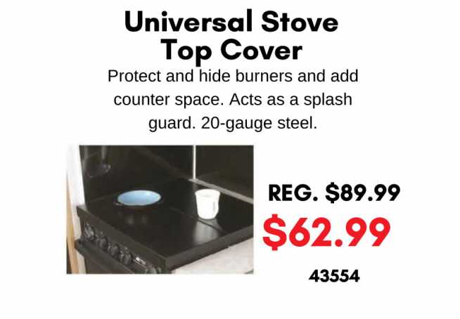 Universal Stove Top Cover