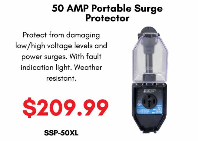 50 Amp Portable Surge Protector