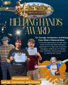 First Ever Heidi's Campground Helping Hands Award