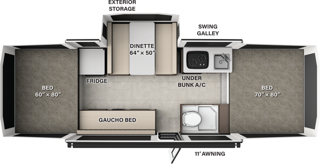 Rockwood camping trailer