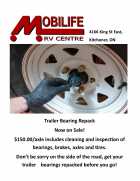 Trailer Bearing Repack Special
