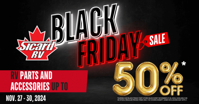Sicard RV's Parts Store Black Friday Sale