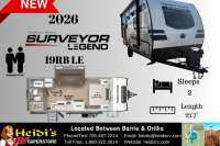 2026 FOREST RIVER SURVEYOR LEGEND 19RBLE (REAR BATH*) - Oro Medonte RV Details page
