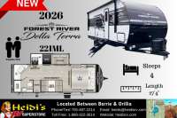 2026 EAST TO WEST DELLA TERRA 221ML (REAR KITCHEN, OUT KIT.*) - Oro Medonte RV Details page