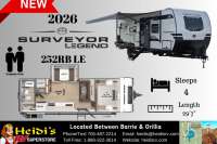 2026 FOREST RIVER SURVEYOR LEGEND 252RBLE (REAR BATH*) - Oro Medonte RV Details page