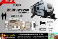 2026 FOREST RIVER SURVEYOR LEGEND 265RBLE (REAR BATH*) - Oro Medonte RV Details page