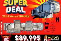 2024 FOREST RIVER SIERRA 3800RK (REAR KITCHEN*) - Oro Medonte RV Details page