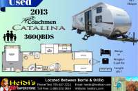 2013 FOREST RIVER COACHMEN CATALINA 360QBDS (QUAD BUNKS) - Oro Medonte RV Details page