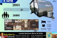 2014 FOREST RIVER GREY WOLF 26BH (BUNKS) - Oro Medonte RV Details page