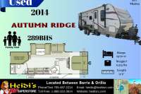 2014 STARCRAFT AUTUMN RIDGE 289BHS (DBL/DBL BUNKS, OUT. FRIDGE) - Oro Medonte RV Details page