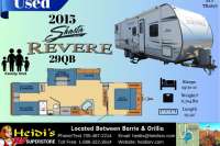 2015 FOREST RIVER SHASTA REVERE 29QB (QUAD BUNKS) - Oro Medonte RV Details page