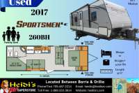 2017 K-Z INC. SPORTSMEN 260BH LE (DBL/DBL BUNKS) - Oro Medonte RV Details page