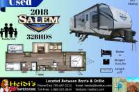 2018 FOREST RIVER SALEM 32BHDS (TRIPLE BUNKS, OUT. KITCHEN) - Oro Medonte RV Details page