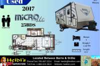2017 FLAGSTAFF MICRO LITE 25BDS ( REAR BATH, OUTSIDE KITCHEN*) - Oro Medonte RV Details page