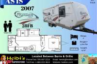 2007 CROSSROADS CRUISER 28FB (REAR BATHROOM*) - Oro Medonte RV Details page
