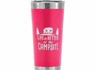 Camco 20 oz. PinkTumbler