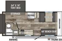 2022 KZ SPORTSMEN CLASSIC 180RBT - Whitby RV Details page