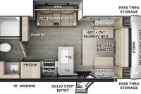 2026 FOREST RIVER ROCKWOOD MINI LITE 2108RB - Kitchener RV Details page