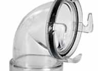 Valterra 90 Deg Sewer Hose Attachment Clear